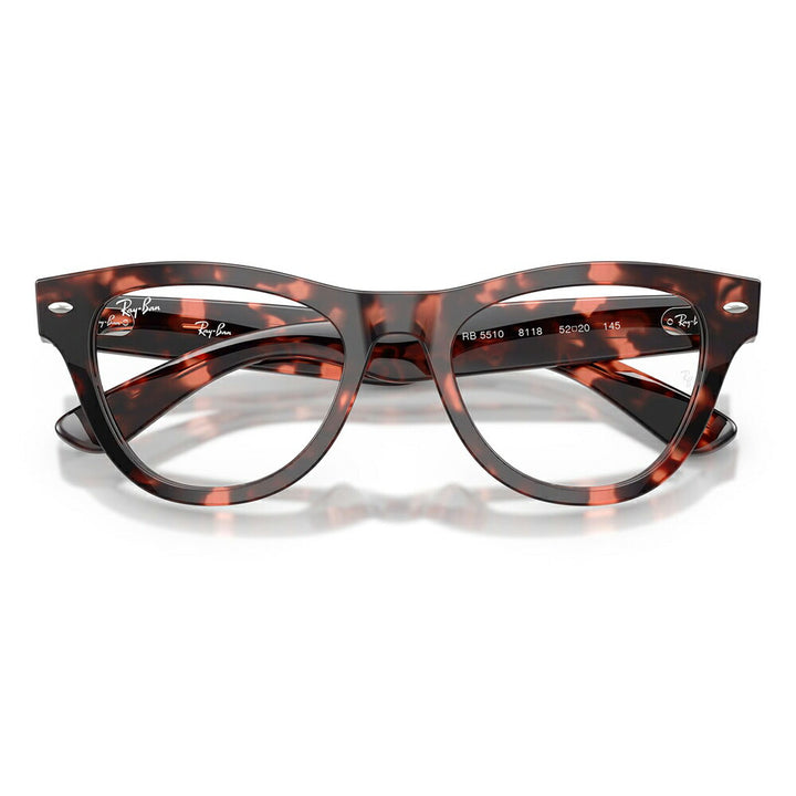 【正規品販売店】度なし1.55レンズ交換+0円 レイバン メガネ フレーム RX5510 8118 50 52 Ray-Ban レイバン純正レンズ対応 SKYLER スカイラー パントス セル レディース