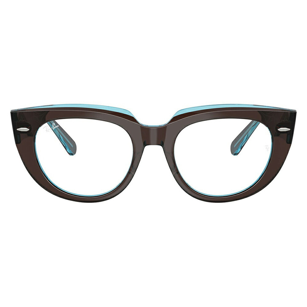【正規品販売店】度なし1.55レンズ交換+0円 レイバン メガネ フレーム RX5586 8366 48 50 Ray-Ban レイバン純正レンズ対応 DOREEN ドリーン STATE STREET セル レディース パントス ツートン