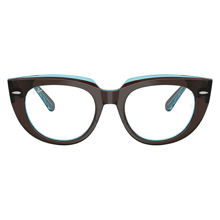【正規品販売店】度なし1.55レンズ交換+0円 レイバン メガネ フレーム RX5586 8366 48 50 Ray-Ban レイバン純正レンズ対応 DOREEN ドリーン STATE STREET セル レディース パントス ツートン