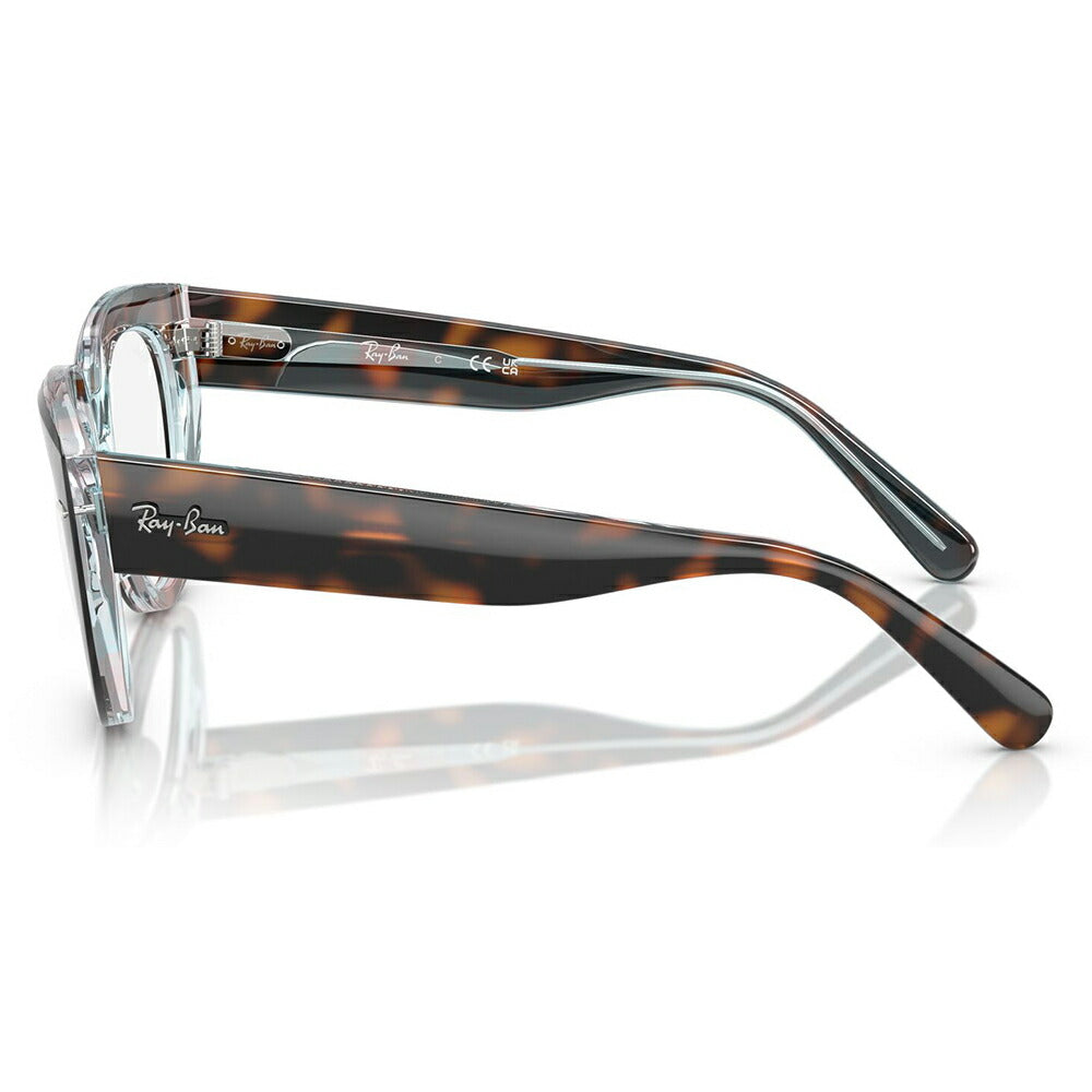 【正規品販売店】度なし1.55レンズ交換+0円 レイバン メガネ フレーム RX5586 8401 48 50 Ray-Ban レイバン純正レンズ対応 DOREEN ドリーン STATE STREET セル レディース パントス ツートン