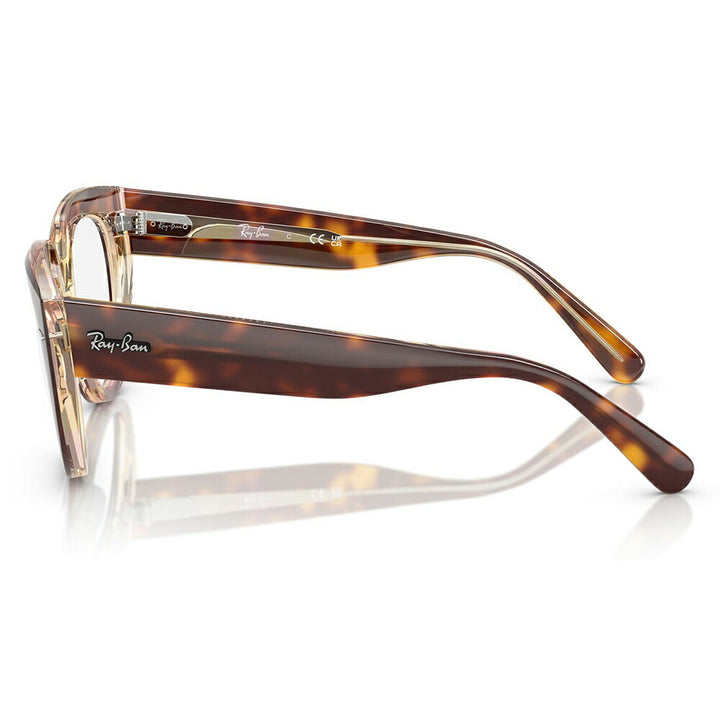 【正規品販売店】度なし1.55レンズ交換+0円 レイバン メガネ フレーム RX5586 8402 48 50 Ray-Ban レイバン純正レンズ対応 DOREEN ドリーン STATE STREET セル レディース パントス ツートン