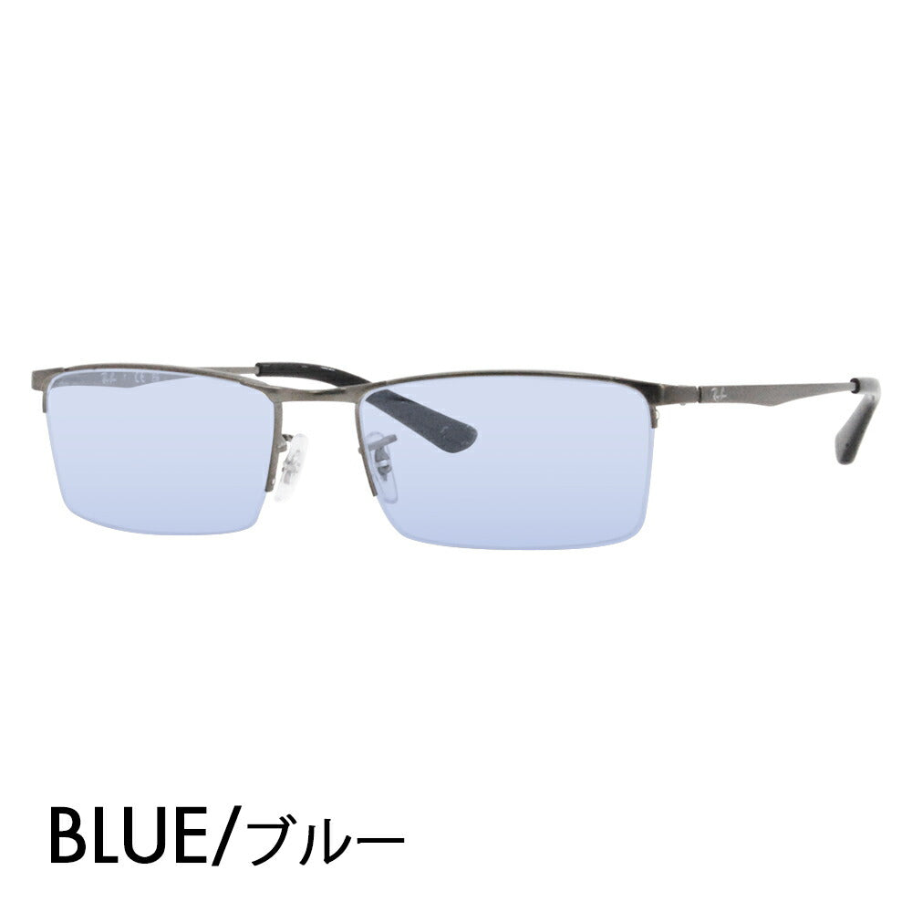 【正规品贩售店】reiban メガネ furemu sangurasu kaラーrenzuzetto RX6281D 2620 55 Ray-Ban アジアンデザインモデル sukuea nairoruメタル メンズ 伊达メガネ 眼镜