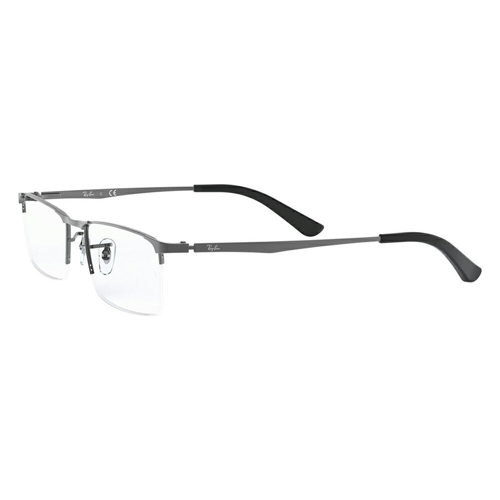 【正規品販売店】度なし1.55レンズ交換+0円 レイバン メガネ フレーム RX6281D 2620 55 Ray-Ban レイバン純正レンズ対応 スクエア ナイロール メタル メンズ 伊達メガネ 眼鏡