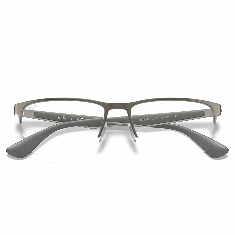 【正規品販売店】度なし1.55レンズ交換+0円 レイバン メガネ フレーム RX6335 2855 54 58 Ray-Ban レイバン純正レンズ対応 ナイロール スクエア