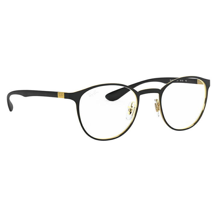 [Authentic Retailer] Non-prescription 1.55 lens replacement +0 yen Ray-Ban glasses frame RX6355 2994 50 52 Ray-Ban Ray-Ban genuine lens compatible round Wellington metal classic LITEFORCE Light Force fashion glasses eyeglasses 