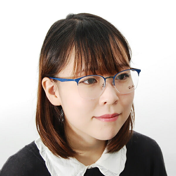 【正規品販売店】度なし1.55レンズ交換+0円 レイバンメガネ フレーム RX6422 3006 51 Ray-Ban レイバン純正レンズ対応 ウエリントン HIGHSTREET ナイロール ブロー