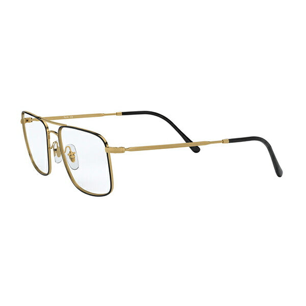【オススメ価格】度なし1.55レンズ交換+0円 レイバン メガネ フレーム RX6434 2946 53 Ray-Ban ダブルブリッジ メタル レクタングル