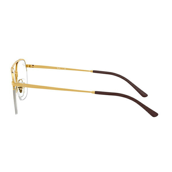 [Authorized Retailer] Non-prescription 1.55 lens replacement +0 yen Ray-Ban glasses frame RX6444 2500 51 Ray-Ban Compatible with genuine Ray-Ban lenses Square Nylor Two-bridge 