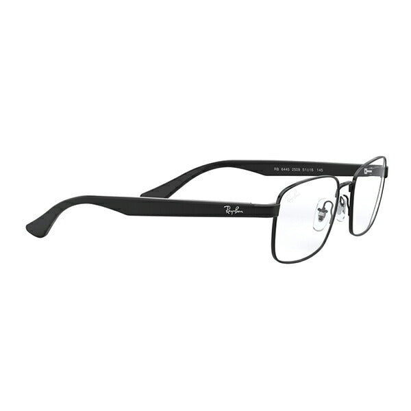 【アウトレット】度なし1.55レンズ交換+0円 レイバン メガネ フレーム RX6445 2509 53 Ray-Ban レイバン純正レンズ対応 レクタングル メタル スクエア