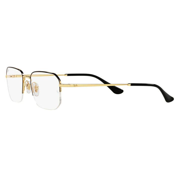 [Outlet] Non-prescription 1.55 lens replacement +0 yen Ray-Ban glasses frame RX6449 2991 53 Ray-Ban Ray-Ban genuine lens compatible Rectangle Half-rim Nylor 