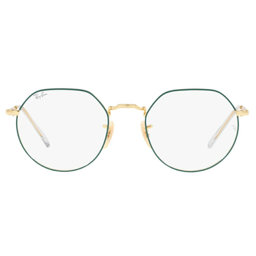 [Authentic Retailer] Non-prescription 1.55 lens replacement +0 yen Ray-Ban glasses frame RX6465 3136 49 51 Ray-Ban Ray-Ban genuine lens compatible JACK metal round crown panto fashion glasses eyeglasses 