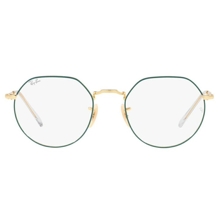 [Authentic Retailer] Non-prescription 1.55 lens replacement +0 yen Ray-Ban glasses frame RX6465 3136 49 51 Ray-Ban Ray-Ban genuine lens compatible JACK metal round crown panto fashion glasses eyeglasses 