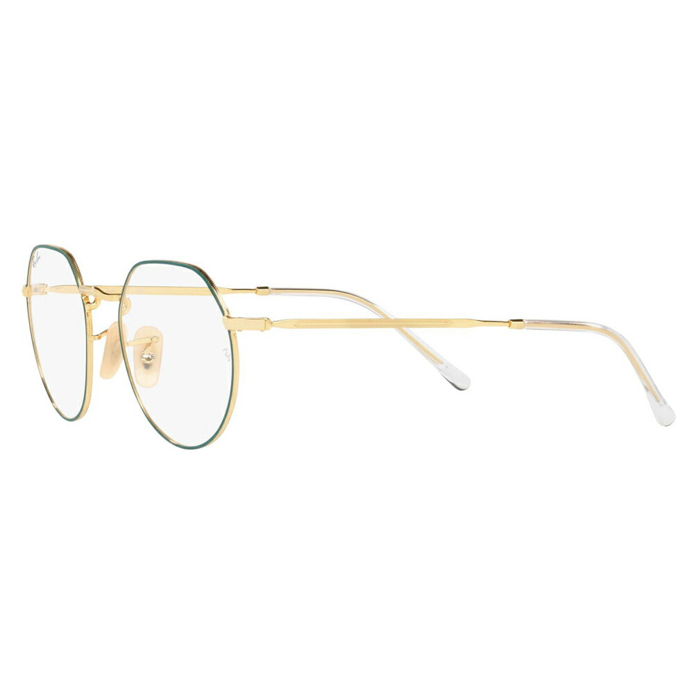 [Authentic Retailer] Non-prescription 1.55 lens replacement +0 yen Ray-Ban glasses frame RX6465 3136 49 51 Ray-Ban Ray-Ban genuine lens compatible JACK metal round crown panto fashion glasses eyeglasses 