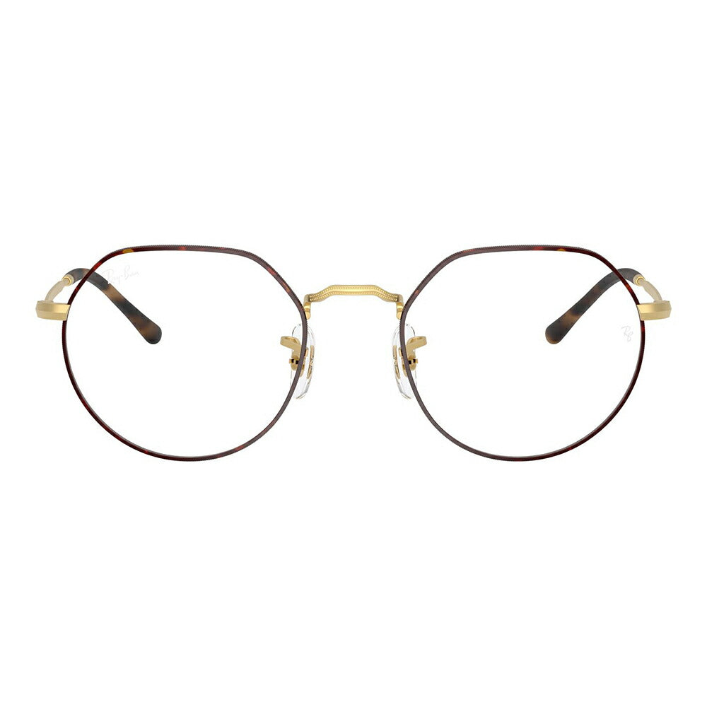 【正規品販売店】度なし1.55レンズ交換+0円 レイバン メガネ フレーム RX6465 3188 49 51 Ray-Ban レイバン純正レンズ対応 JACK ジャック メタル ラウンド クラウンパント伊達メガネ 眼鏡
