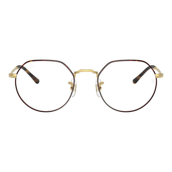 【正規品販売店】度なし1.55レンズ交換+0円 レイバン メガネ フレーム RX6465 3188 49 51 Ray-Ban レイバン純正レンズ対応 JACK ジャック メタル ラウンド クラウンパント伊達メガネ 眼鏡