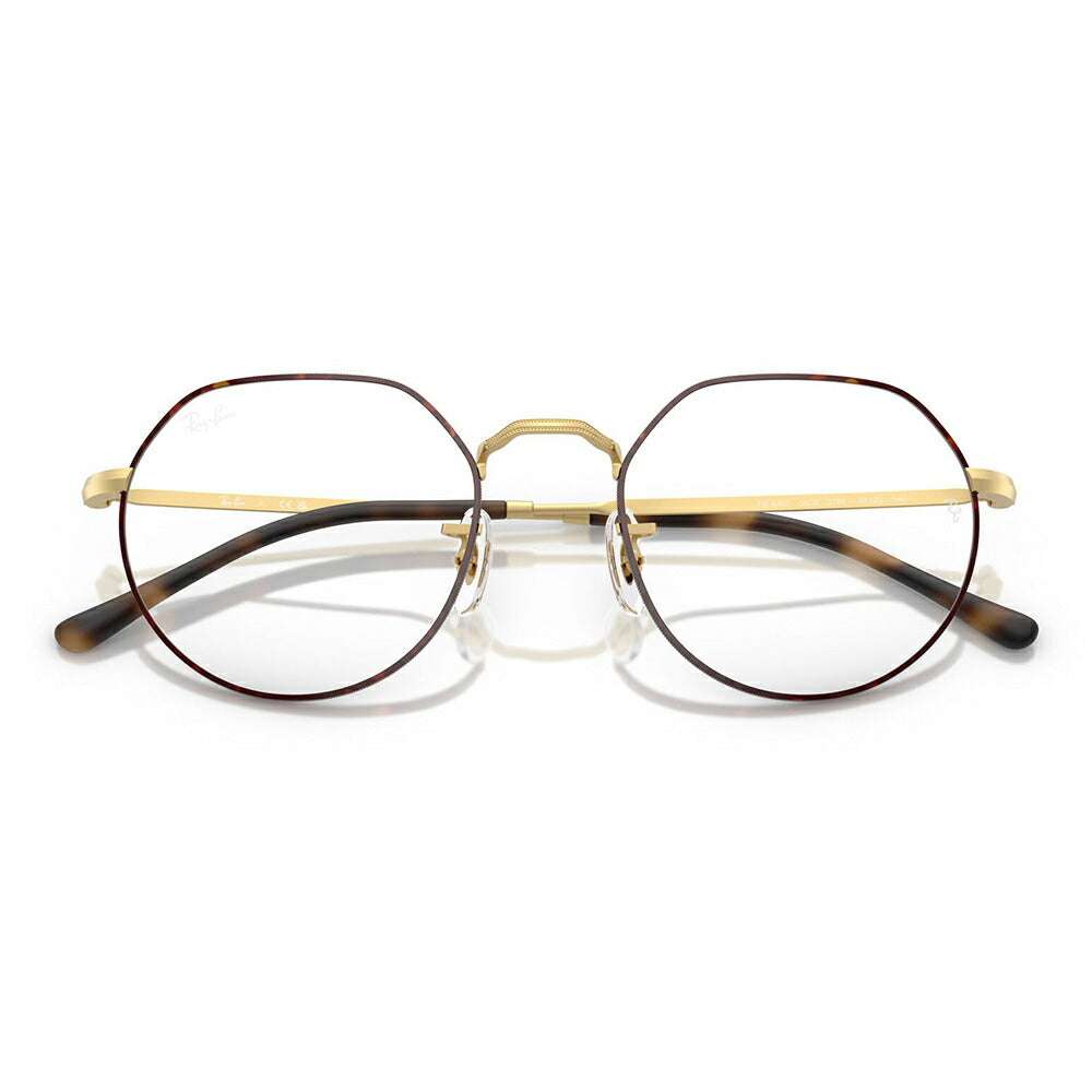 【正規品販売店】度なし1.55レンズ交換+0円 レイバン メガネ フレーム RX6465 3188 49 51 Ray-Ban レイバン純正レンズ対応 JACK ジャック メタル ラウンド クラウンパント伊達メガネ 眼鏡
