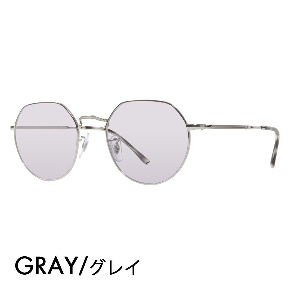 【正规品贩売店】reiban メガネ furemu sangurasu kaラーrenzuzetto RX6465F 2501 53 Ray-Ban JACK ジャック メタル ラウンド福鲁菲特托莫德鲁