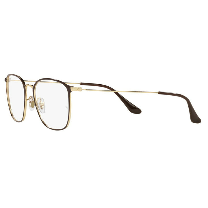 [Authorized Retailer] Non-prescription 1.55 lens replacement +0 yen Ray-Ban glasses frame RX6466 2905 51 Ray-Ban Ray-Ban genuine lens compatible Wellington sheet metal classic men's women's glasses fashion glasses 