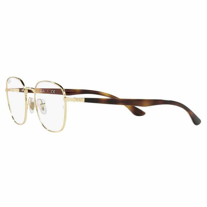 [Recommended price] Non-prescription 1.55 lens replacement +0 yen Ray-Ban glasses frame RX6477 3119 49 Ray-Ban Round Metal Classic 