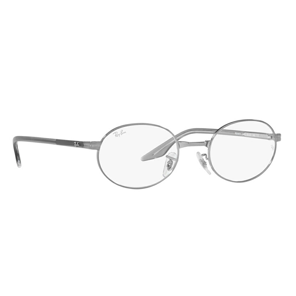 【アウトレット】度なし1.55レンズ交換+0円 レイバン メガネ フレーム RX6481V 3123 51 53  Ray-Ban レイバン純正レンズ対応 オーバル メタル アセテート コンビ 伊達メガネ 眼鏡