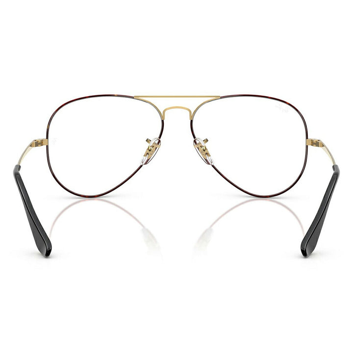 【正規品販売店】度なし1.55レンズ交換+0円 レイバン メガネ フレーム RX6489 3177 55 58 Ray-Ban レイバン純正レンズ対応 アビエーター ティアドロップ ダブルブリッジ Aviator