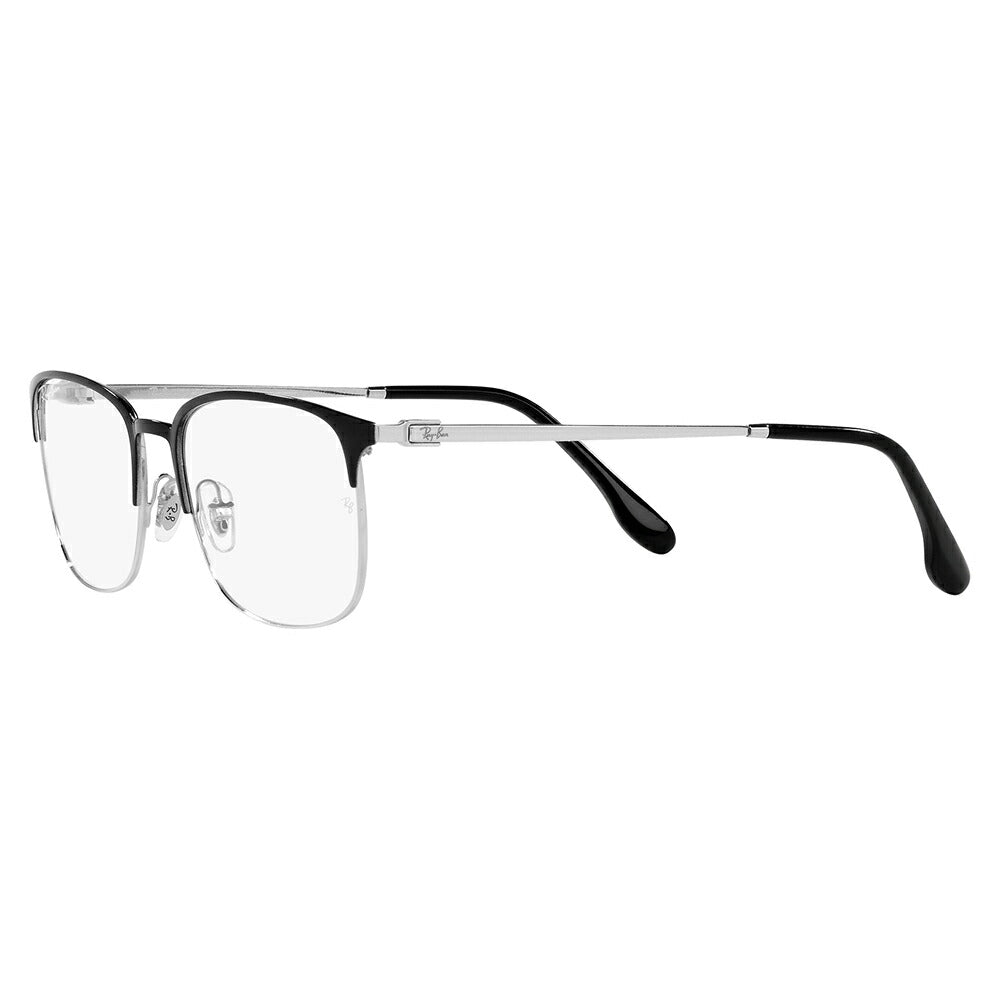 【正规品贩售売店】度なし1.55renzu交换+0円 reiban メガネ fureーム RX6494 2861 54 56 Ray-Ban reyban 纯正renzu対応 sukuエa サーモntブロー シートメタル クラシック メタル fereーム 伊达メガネ 眼镜