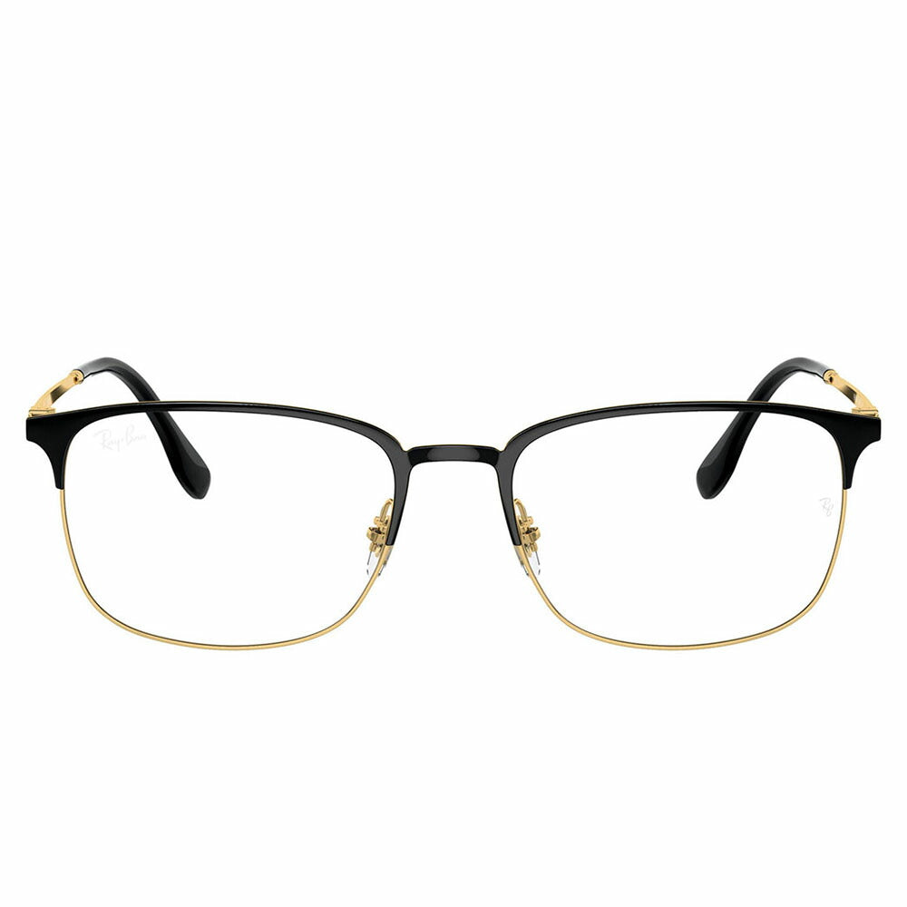 【正規品販売店】度なし1.55レンズ交換+0円 レイバン メガネ フレーム RX6494 2991 54 56 Ray-Ban レイバン純正レンズ対応 スクエア サーモント ブロー シートメタル クラシック メタル フレーム 伊達メガネ 眼鏡