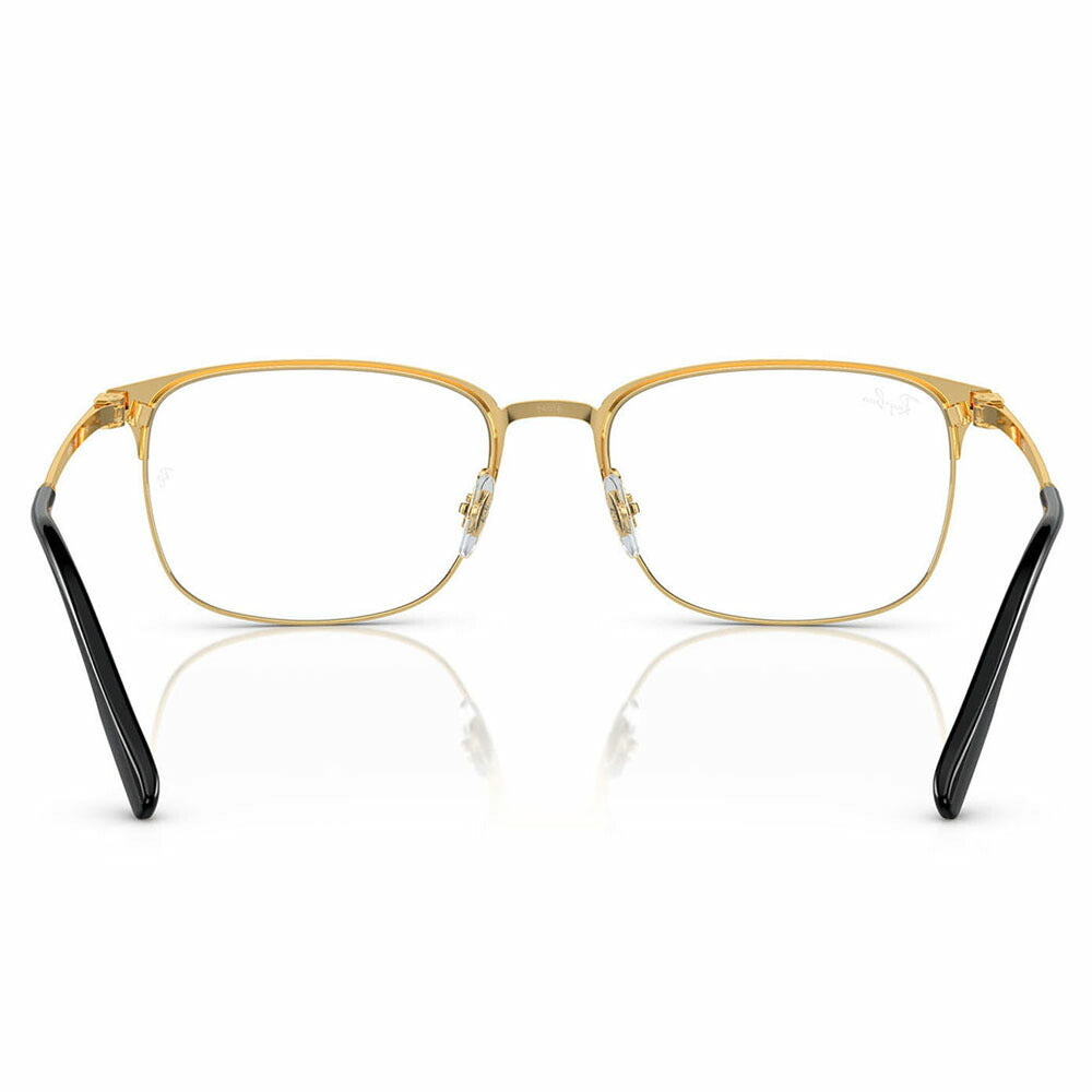 【正規品販売店】度なし1.55レンズ交換+0円 レイバン メガネ フレーム RX6494 2991 54 56 Ray-Ban レイバン純正レンズ対応 スクエア サーモント ブロー シートメタル クラシック メタル フレーム 伊達メガネ 眼鏡