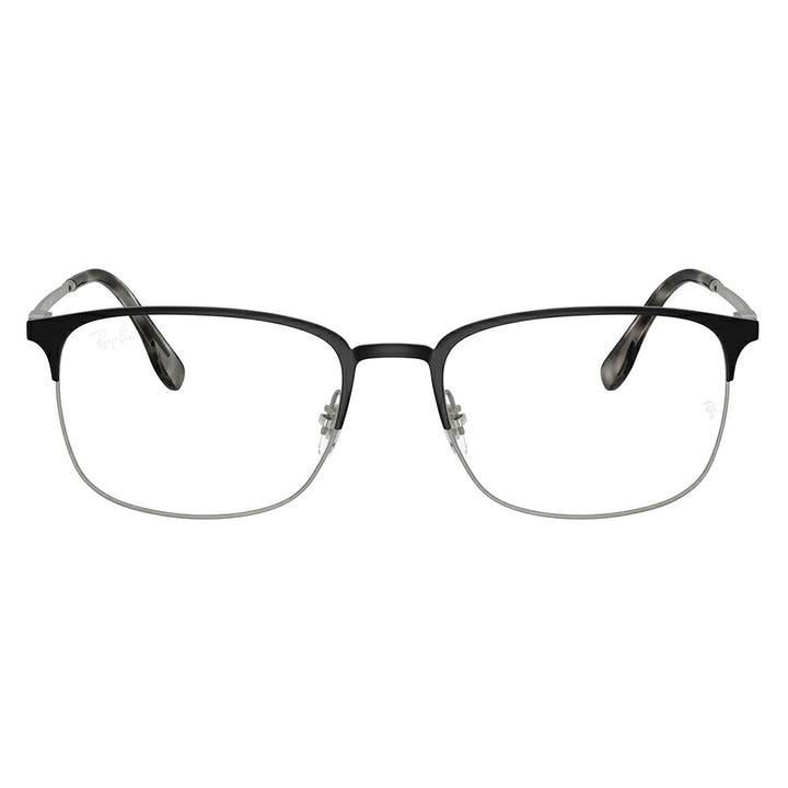 【正規品販売店】度なし1.55レンズ交換+0円 レイバン メガネ フレーム RX6494 3187 54 56 Ray-Ban レイバン純正レンズ対応 スクエア サーモント ブロー シートメタル クラシック メタル フレーム 伊達メガネ 眼鏡