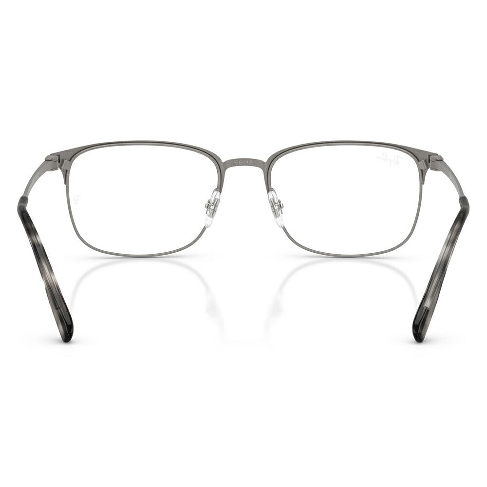 【正規品販売店】度なし1.55レンズ交換+0円 レイバン メガネ フレーム RX6494 3187 54 56 Ray-Ban レイバン純正レンズ対応 スクエア サーモント ブロー シートメタル クラシック メタル フレーム 伊達メガネ 眼鏡