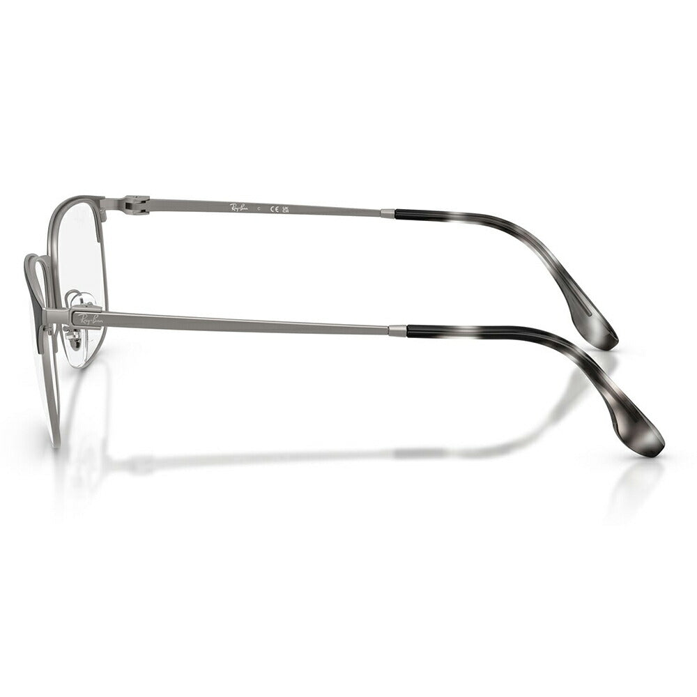 【正規品販売店】度なし1.55レンズ交換+0円 レイバン メガネ フレーム RX6494 3187 54 56 Ray-Ban レイバン純正レンズ対応 スクエア サーモント ブロー シートメタル クラシック メタル フレーム 伊達メガネ 眼鏡