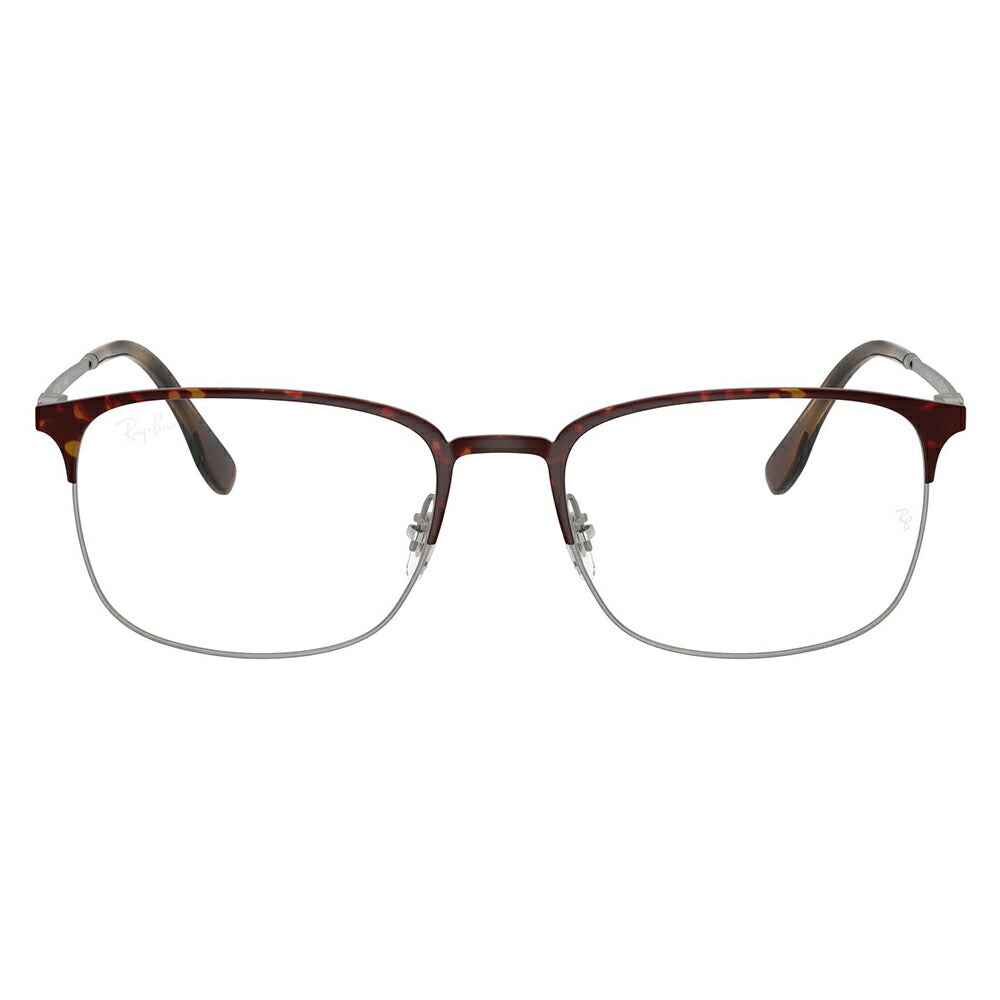 【正規品販売店】度なし1.55レンズ交換+0円 レイバン メガネ フレーム RX6494 3223 54 56 Ray-Ban レイバン純正レンズ対応 スクエア サーモント ブロー シートメタル クラシック メタル フレーム 伊達メガネ 眼鏡