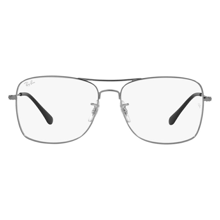 【正规品贩售売店】度なし1.55renzu交换+0円 reneban メガネ fureーム RX6498 2502 55 57 Ray-Ban reyban 纯正 renzu対応 ダブルブritji sukuエa メタル 伊达メガネ 眼镜