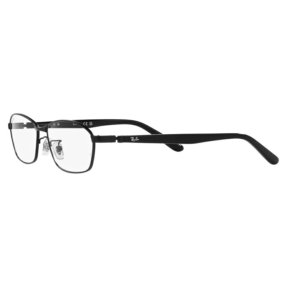 [Authentic Retailer] Non-prescription 1.55 lens replacement +0 yen Ray-Ban glasses frame RX6502D 2503 55 Ray-Ban Ray-Ban genuine lens compatible metal square Asian fit men's fashion glasses glasses 