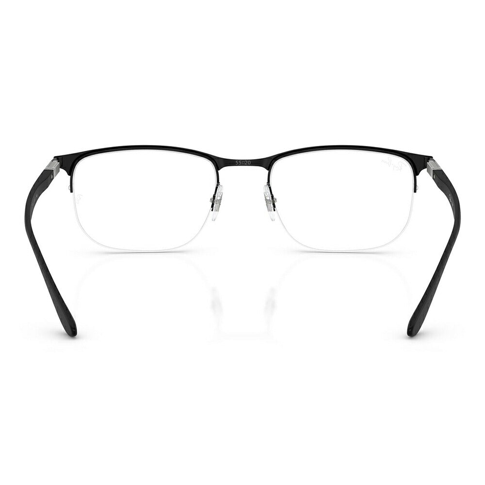 【正規品販売店】度なし1.55レンズ交換+0円 レイバン メガネ フレーム RX6513 2904 53 55 Ray-Ban レイバン純正レンズ対応 スクエア ナイロール ユニセックス 伊達メガネ 眼鏡