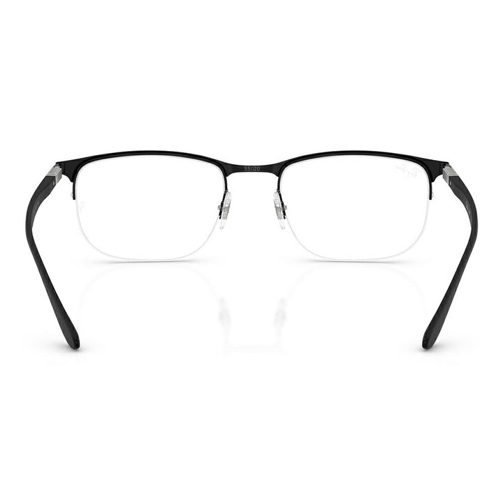 【正規品販売店】度なし1.55レンズ交換+0円 レイバン メガネ フレーム RX6513 2904 53 55 Ray-Ban レイバン純正レンズ対応 スクエア ナイロール ユニセックス 伊達メガネ 眼鏡