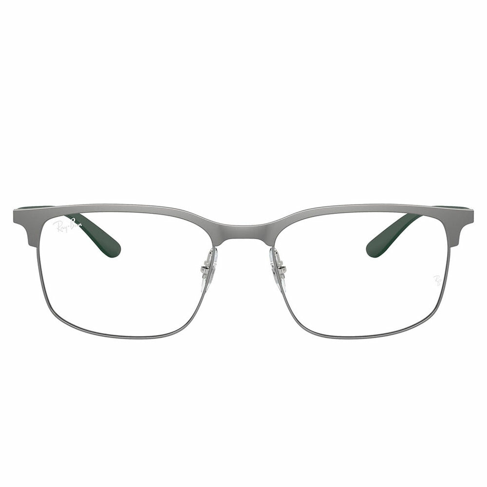 【正規品販売店】度なし1.55レンズ交換+0円 レイバン メガネ フレーム RX6518 2620 55 57 Ray-Ban レイバン純正レンズ対応 スクエア  ブロー メタル ユニセックス