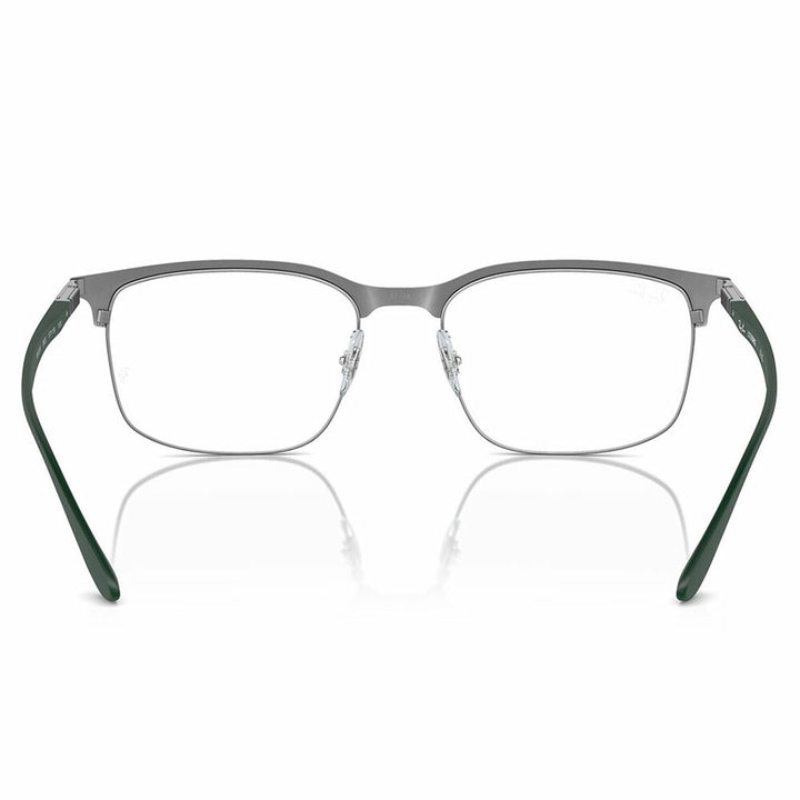 【正規品販売店】度なし1.55レンズ交換+0円 レイバン メガネ フレーム RX6518 2620 55 57 Ray-Ban レイバン純正レンズ対応 スクエア  ブロー メタル ユニセックス