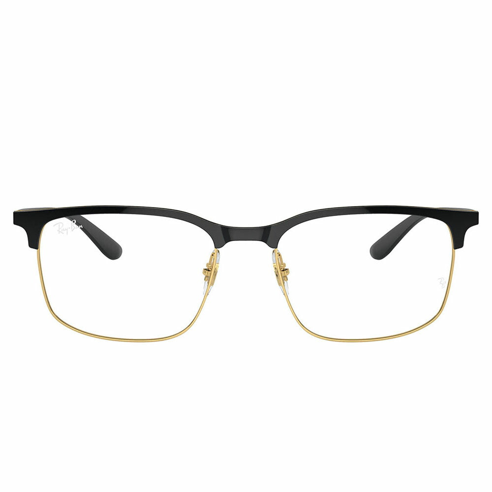【正規品販売店】度なし1.55レンズ交換+0円 レイバン メガネ フレーム RX6518 2890 55 57 Ray-Ban レイバン純正レンズ対応 スクエア  ブロー メタル ユニセックス