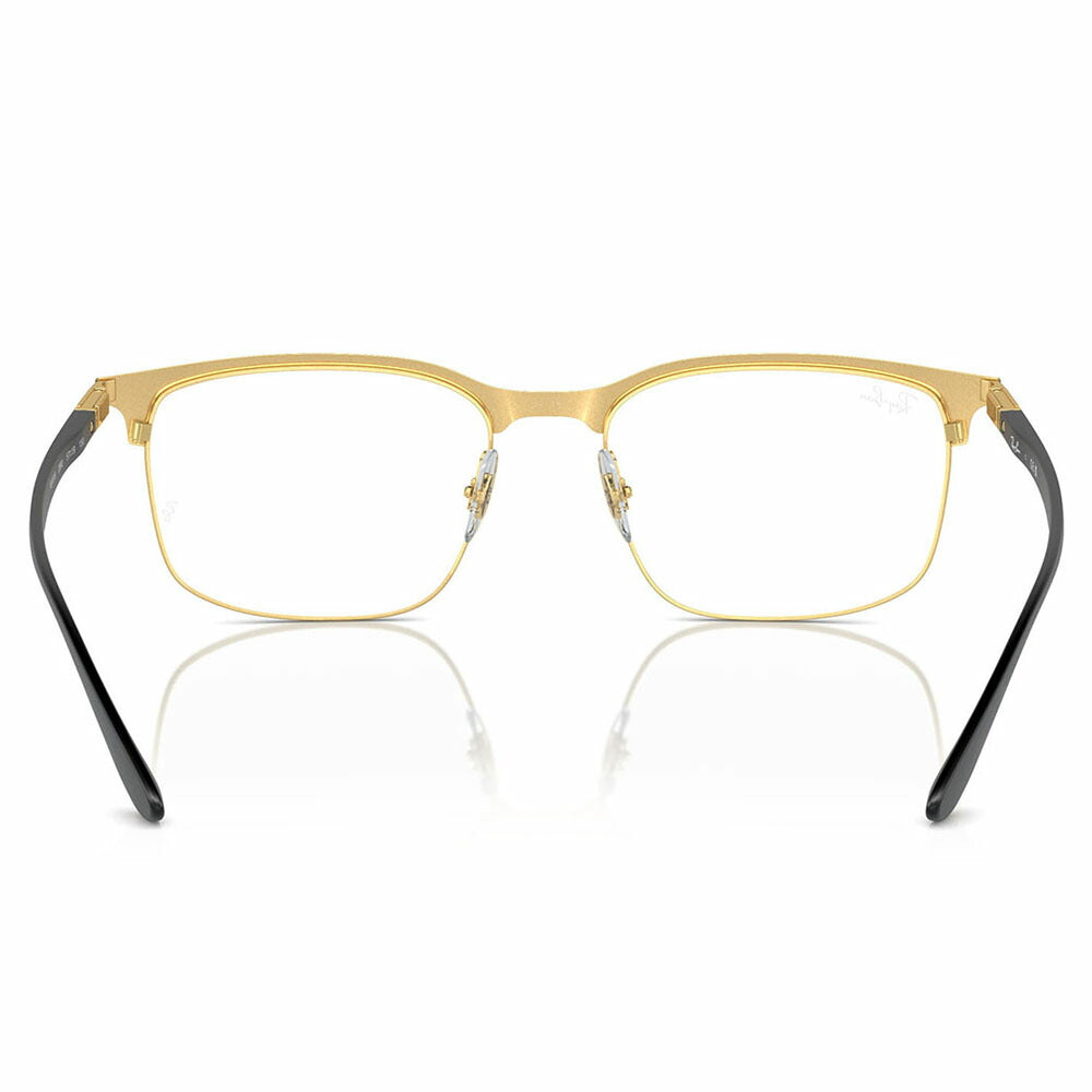 【正規品販売店】度なし1.55レンズ交換+0円 レイバン メガネ フレーム RX6518 2890 55 57 Ray-Ban レイバン純正レンズ対応 スクエア  ブロー メタル ユニセックス