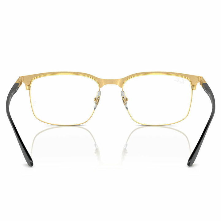 【正規品販売店】度なし1.55レンズ交換+0円 レイバン メガネ フレーム RX6518 2890 55 57 Ray-Ban レイバン純正レンズ対応 スクエア  ブロー メタル ユニセックス