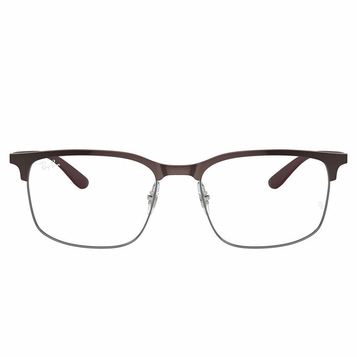 【正規品販売店】度なし1.55レンズ交換+0円 レイバン メガネ フレーム RX6518 3162 55 57 Ray-Ban レイバン純正レンズ対応 スクエア  ブロー メタル ユニセックス