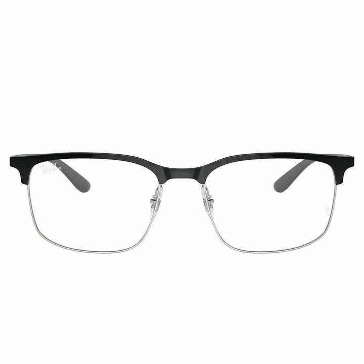 【正規品販売店】度なし1.55レンズ交換+0円 レイバン メガネ フレーム RX6518 3163 55 57 Ray-Ban レイバン純正レンズ対応 スクエア  ブロー メタル ユニセックス