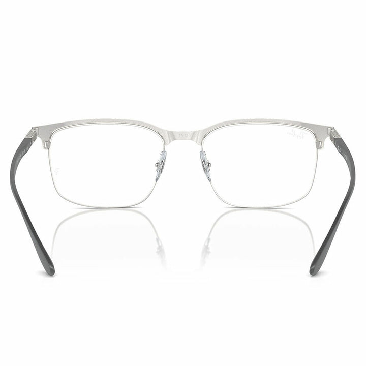 【正規品販売店】度なし1.55レンズ交換+0円 レイバン メガネ フレーム RX6518 3163 55 57 Ray-Ban レイバン純正レンズ対応 スクエア  ブロー メタル ユニセックス