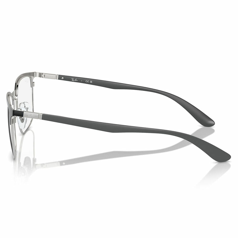 【正規品販売店】度なし1.55レンズ交換+0円 レイバン メガネ フレーム RX6518 3163 55 57 Ray-Ban レイバン純正レンズ対応 スクエア  ブロー メタル ユニセックス