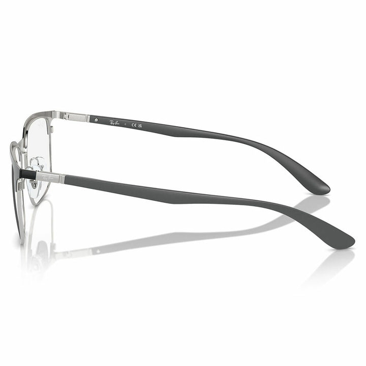 【正規品販売店】度なし1.55レンズ交換+0円 レイバン メガネ フレーム RX6518 3163 55 57 Ray-Ban レイバン純正レンズ対応 スクエア  ブロー メタル ユニセックス