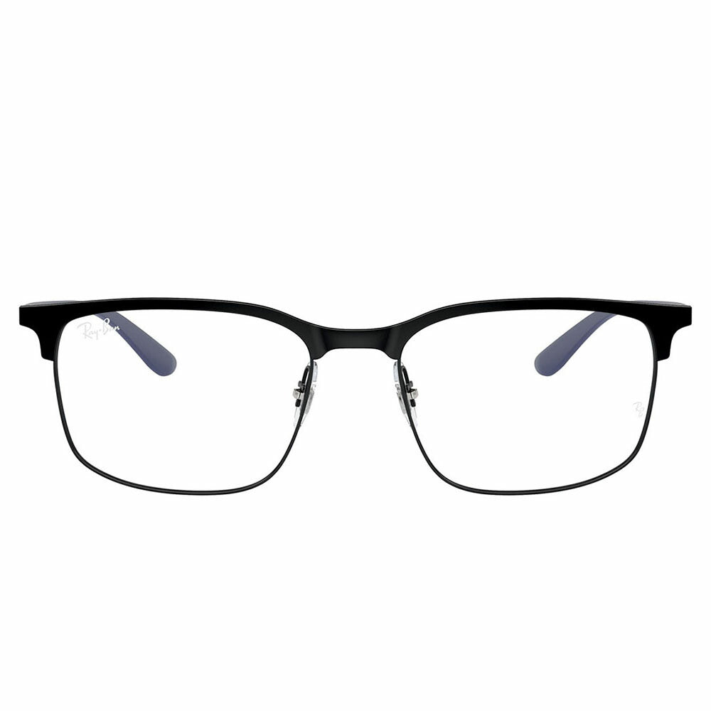 【正規品販売店】度なし1.55レンズ交換+0円 レイバン メガネ フレーム RX6518 3171 55 57 Ray-Ban レイバン純正レンズ対応 スクエア  ブロー メタル ユニセックス