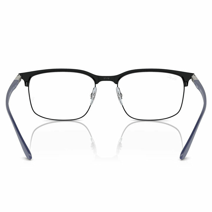 【正規品販売店】度なし1.55レンズ交換+0円 レイバン メガネ フレーム RX6518 3171 55 57 Ray-Ban レイバン純正レンズ対応 スクエア  ブロー メタル ユニセックス