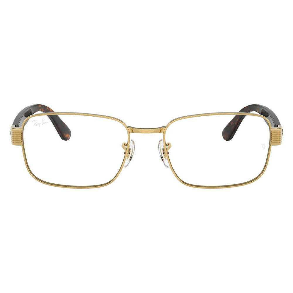 【正規品販売店】度なし1.55レンズ交換+0円 レイバン メガネ フレーム RX6529 2500 54 56 Ray-Ban レイバン純正レンズ対応 スクエア メタル ユニセックス