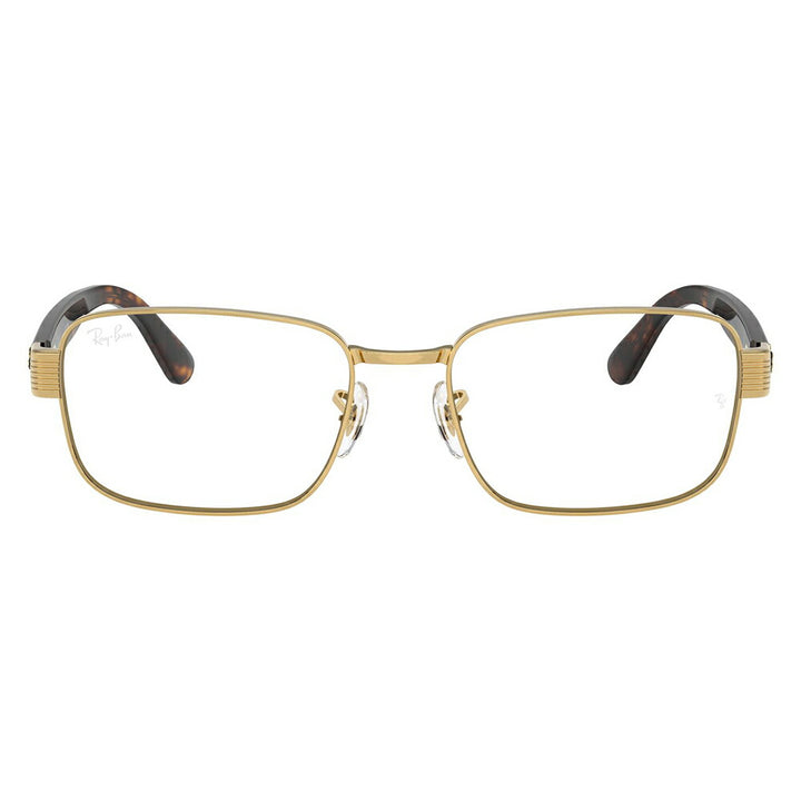 【正規品販売店】度なし1.55レンズ交換+0円 レイバン メガネ フレーム RX6529 2500 54 56 Ray-Ban レイバン純正レンズ対応 スクエア メタル ユニセックス